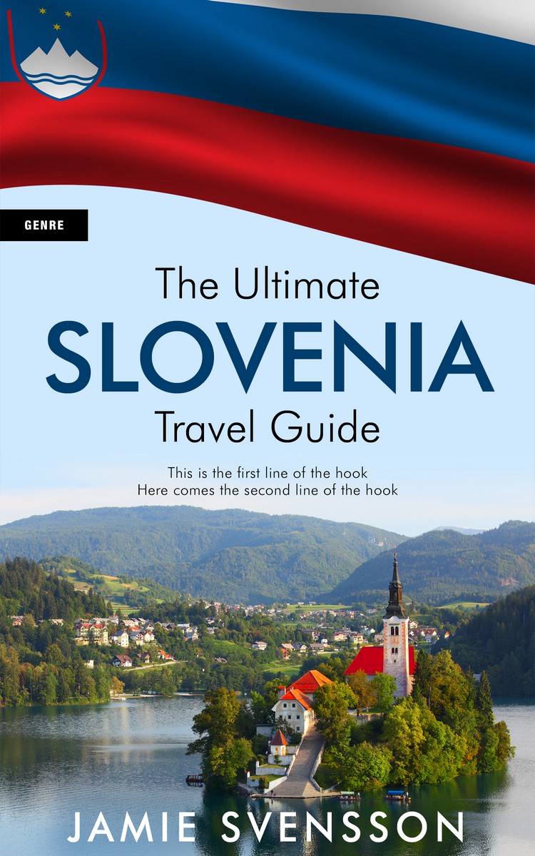 2D view of Premade Travel Book Cover - Jagged Ice