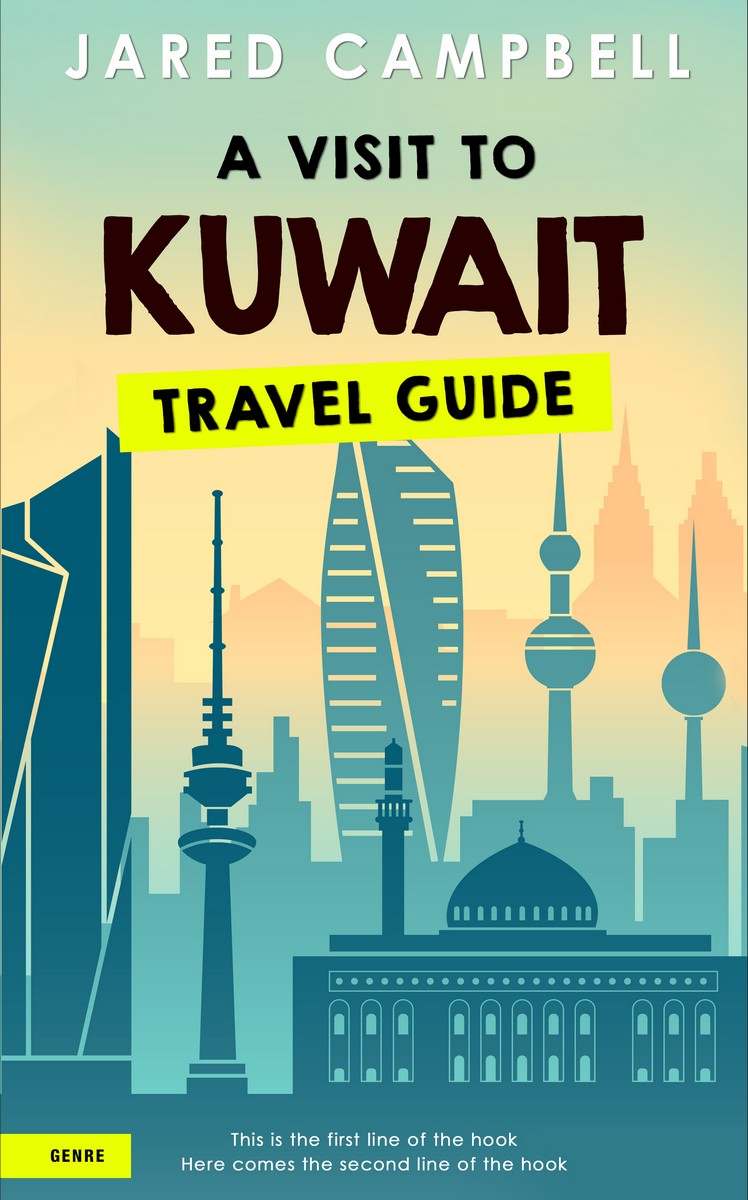 2D view of Premade Abstract Book Cover - Beryl Green