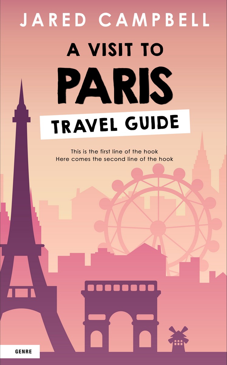 2D view of Sea Pink #5469 - Premade Travel Book Cover