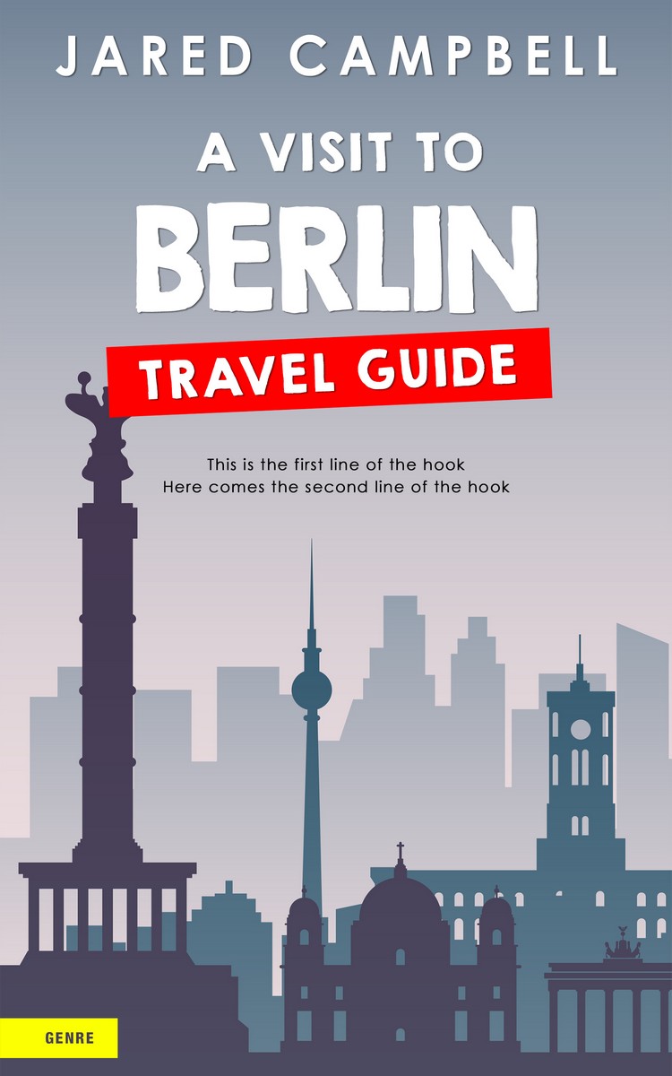 2D view of Premade Travel Book Cover - French Gray