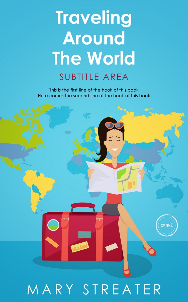 2D view of Scooter #5507 - Premade Travel Book Cover