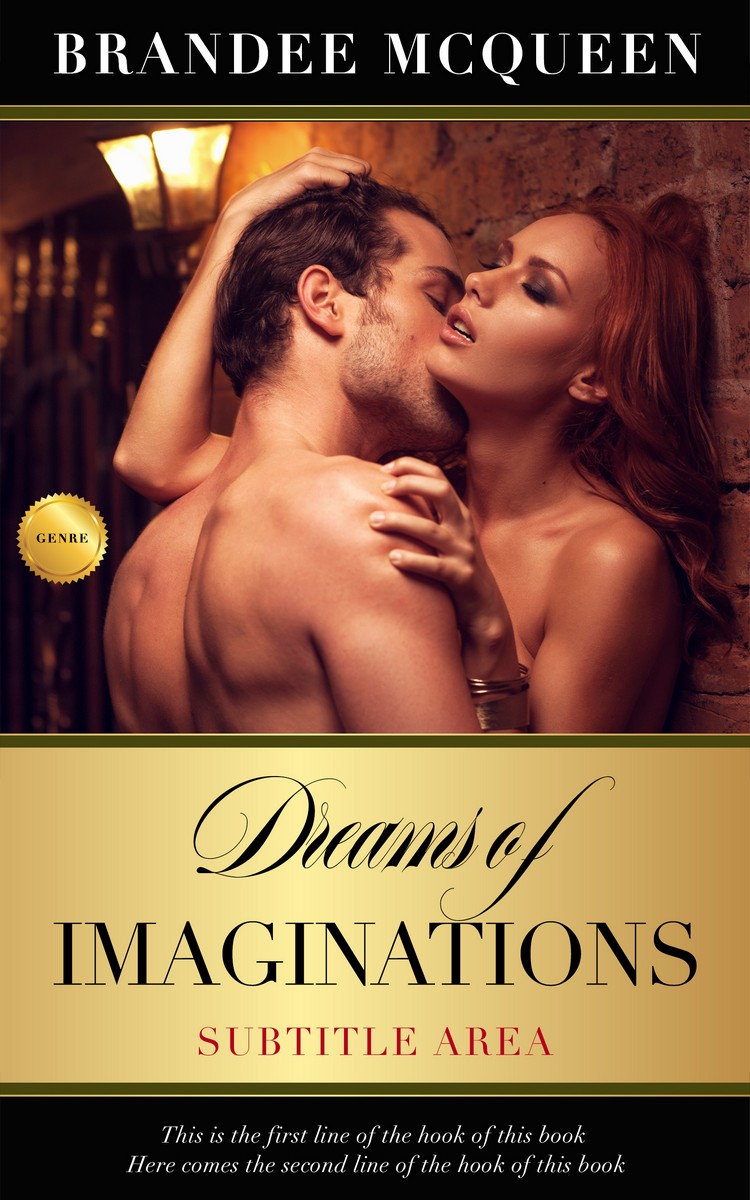 2D view of Premade Erotica Book Cover - Harvest Gold