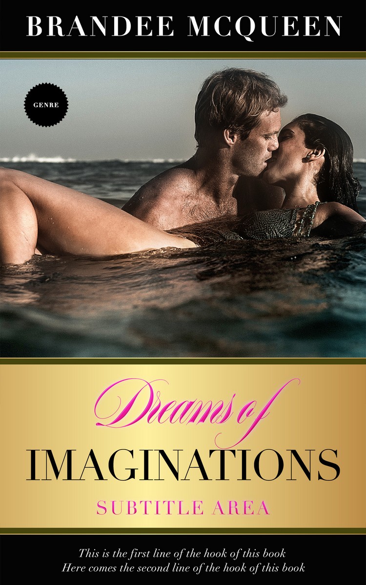 2D view of Harvest Gold #5544 - Premade Erotica Book Cover