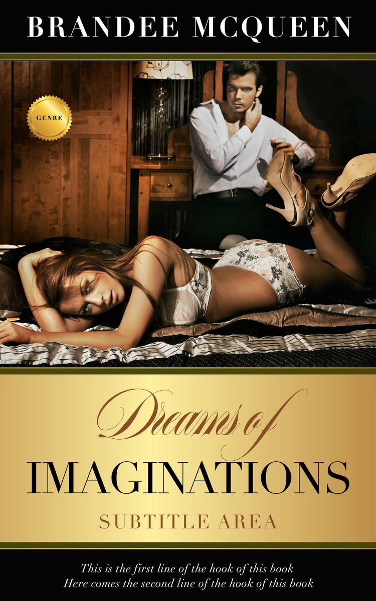 2D view of Harvest Gold #5555 - Premade Erotica Book Cover