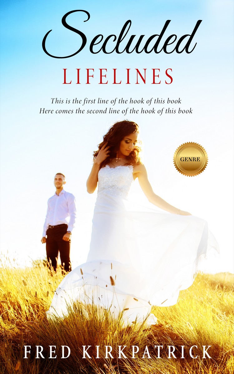 2D view of Aqua Haze #5639 - Premade Romance Book Cover