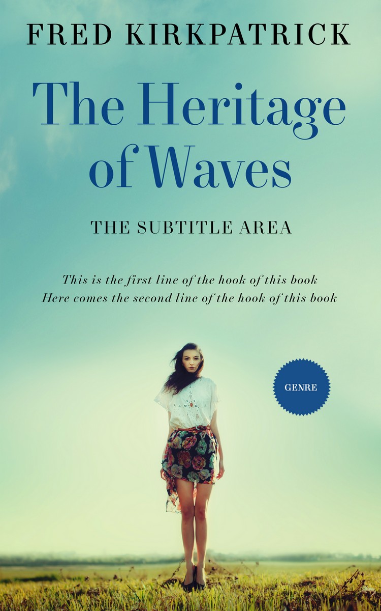 2D view of Surf #5656 - Premade Romance Book Cover