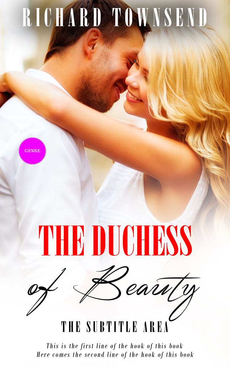 2D view of Bizarre #5704 - Premade Romance Book Cover