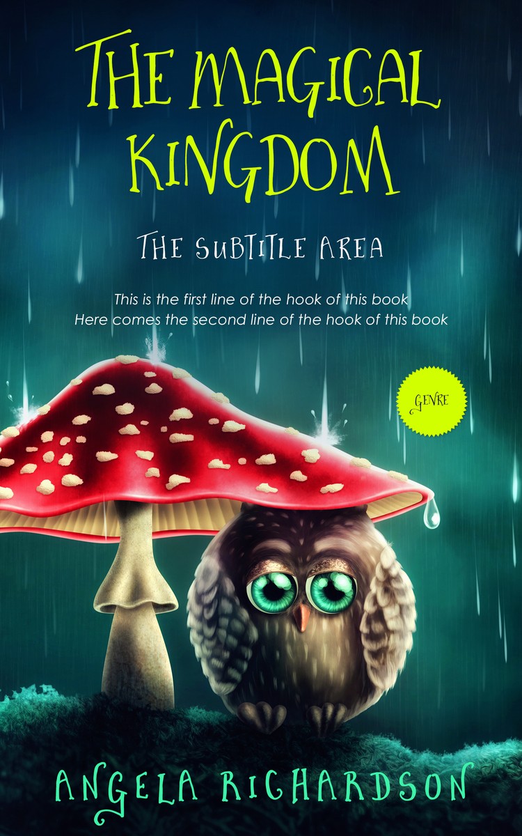 2D view of Elephant #5711 - Premade Fantasy Book Cover