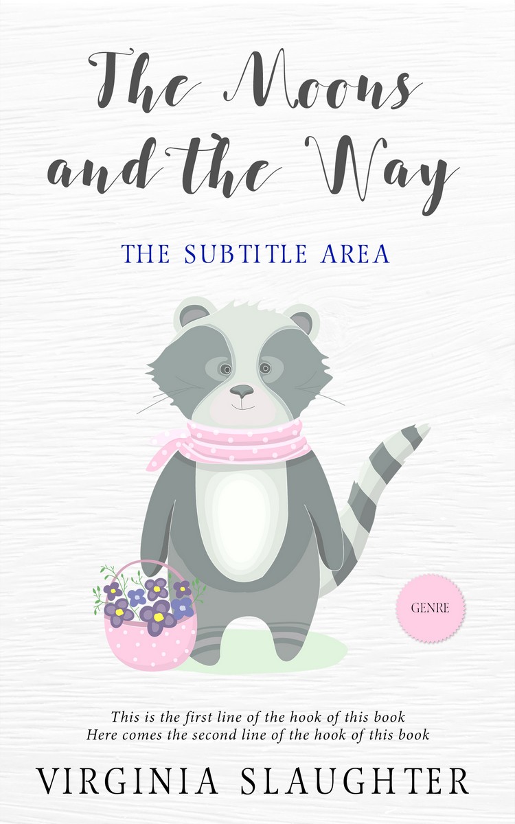 2D view of Premade Children's Book Cover - Bon Jour