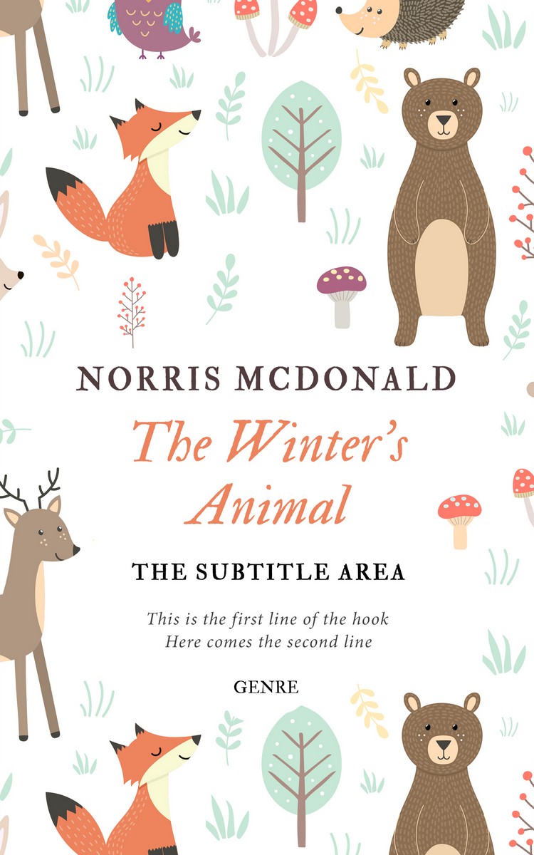 2D view of Muddy Waters #5734 - Premade Nature Book Cover