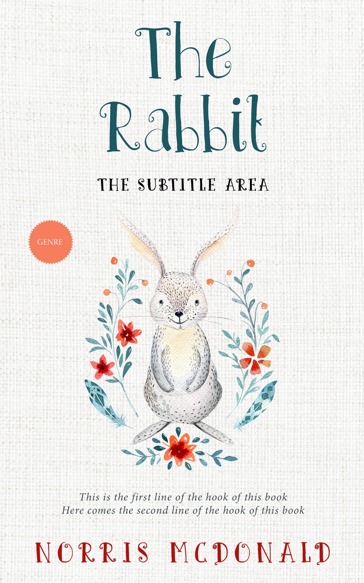 2D view of Cararra #5738 - Premade Nature Book Cover