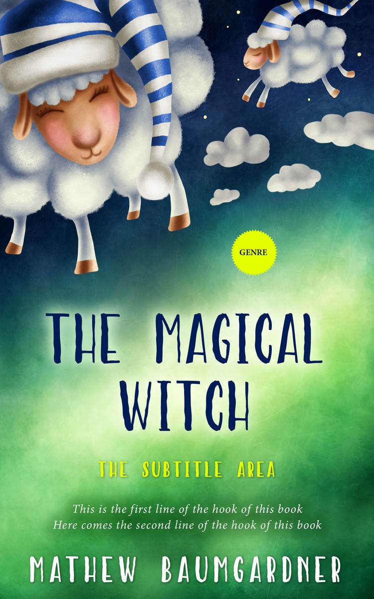 2D view of Amazon #5749 - Premade Fantasy Book Cover