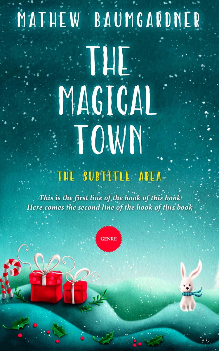 2D view of Premade Fantasy Book Cover - Atoll