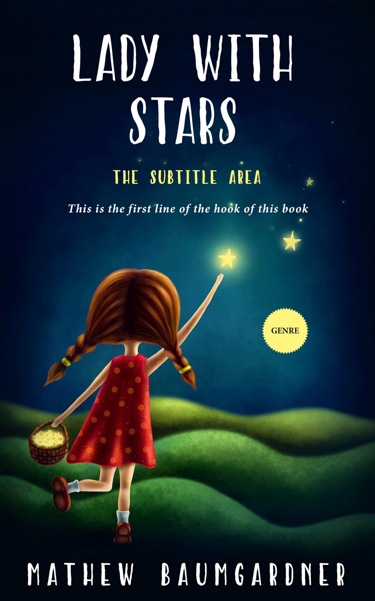 2D view of Premade Fantasy Book Cover - Firefly