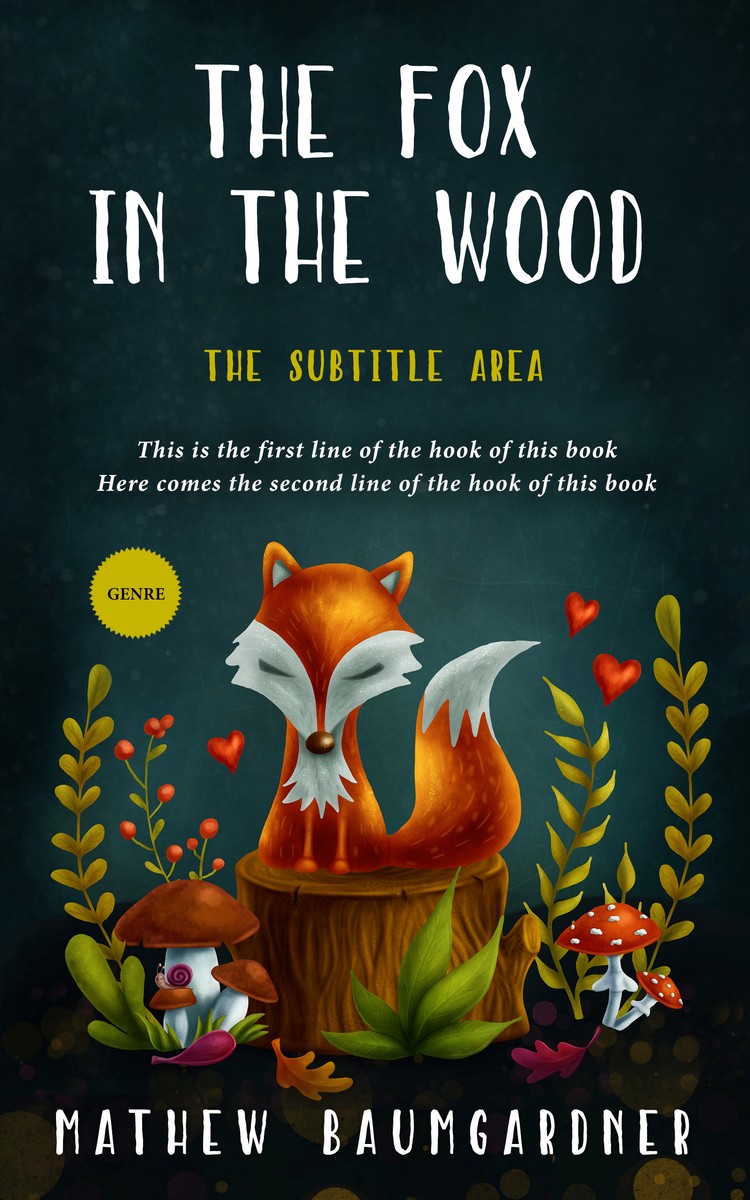 2D view of Aztec #5755 - Premade Fantasy Book Cover