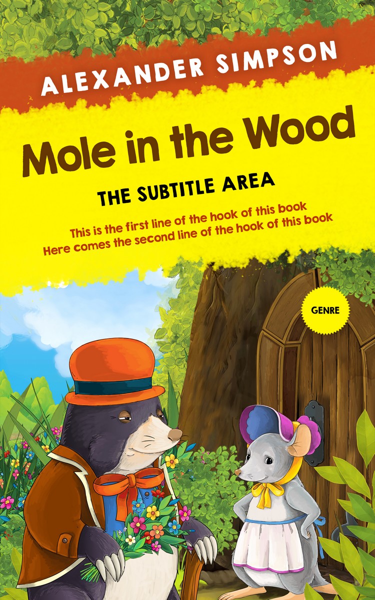 2D view of Lunar Green #5762 - Premade Nature Book Cover