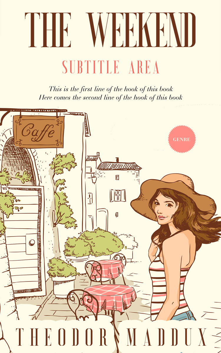 2D view of Rum Swizzle #5805 - Premade Travel Book Cover