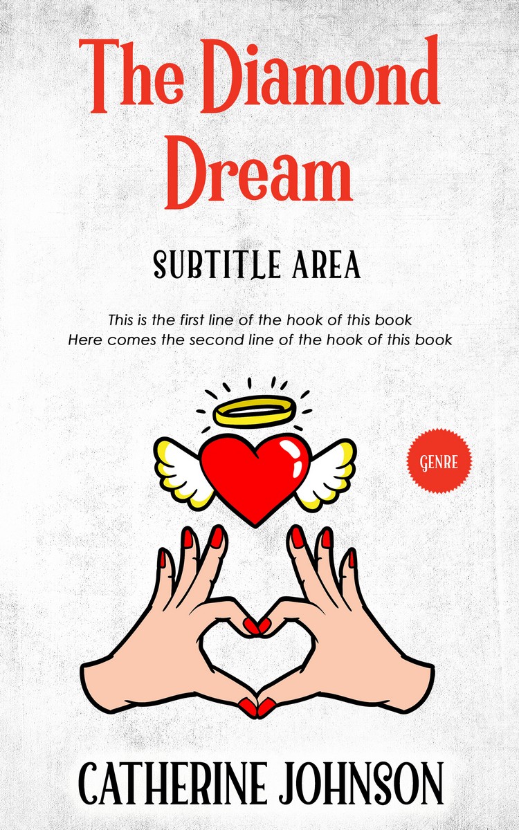 2D view of Pampas #5806 - Premade Abstract Book Cover