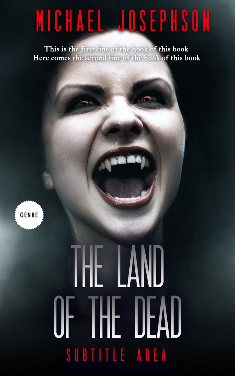 2D view of Cold Turkey #5825 - Premade Horror Book Cover