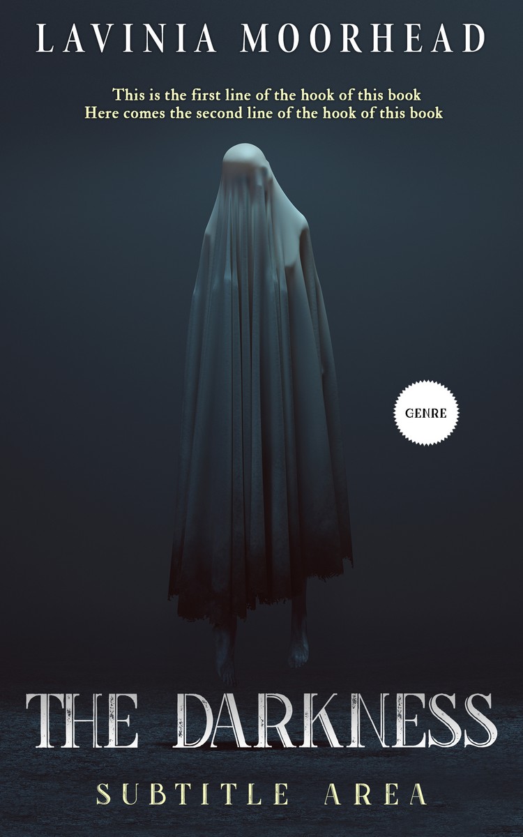 2D view of Premade Horror Book Cover - Charade