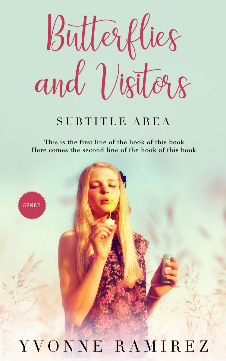 2D view of Periglacial Blue #5866 - Premade Teen & Young Adult Book Cover