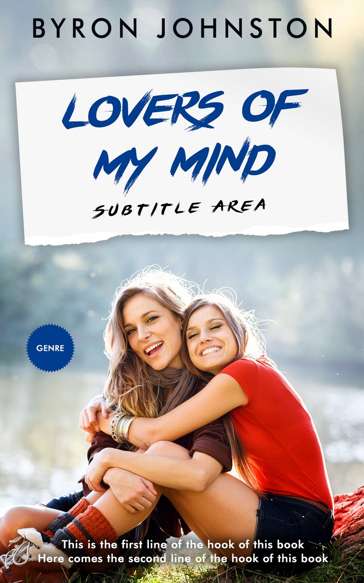 2D view of Quill Gray #5877 - Premade Teen & Young Adult Book Cover