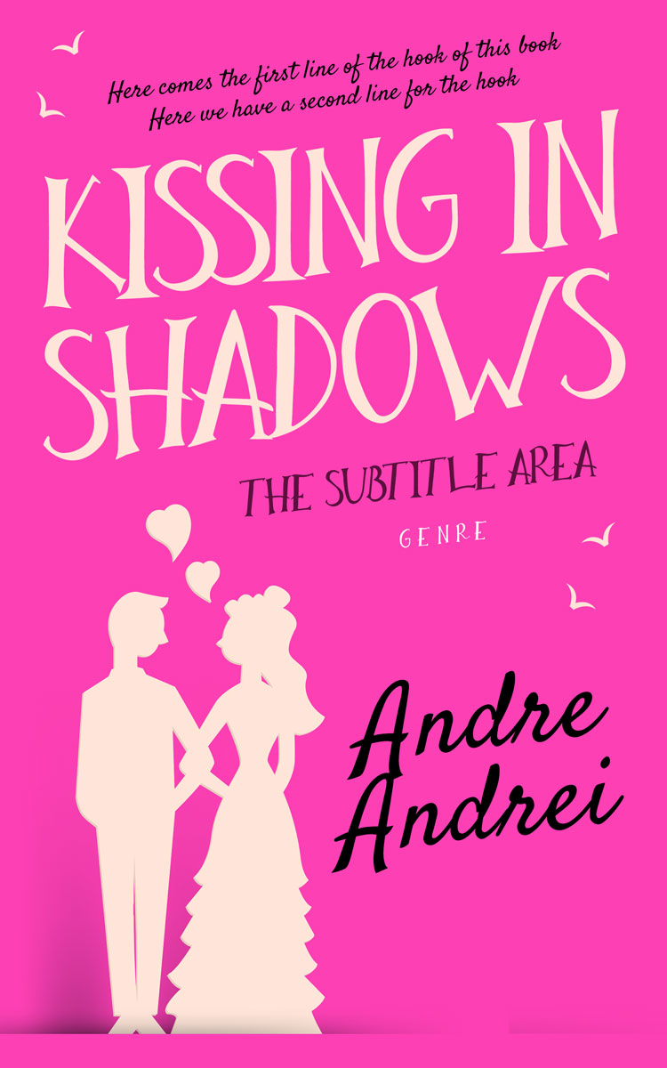 2D view of Brilliant Rose #6010 - Premade Romance Book Cover