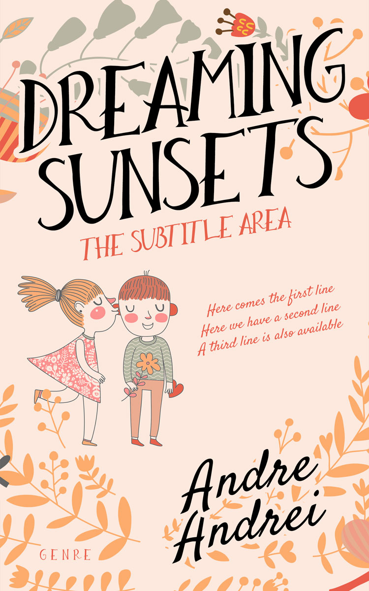 2D view of Linen #6013 - Premade Romance Book Cover