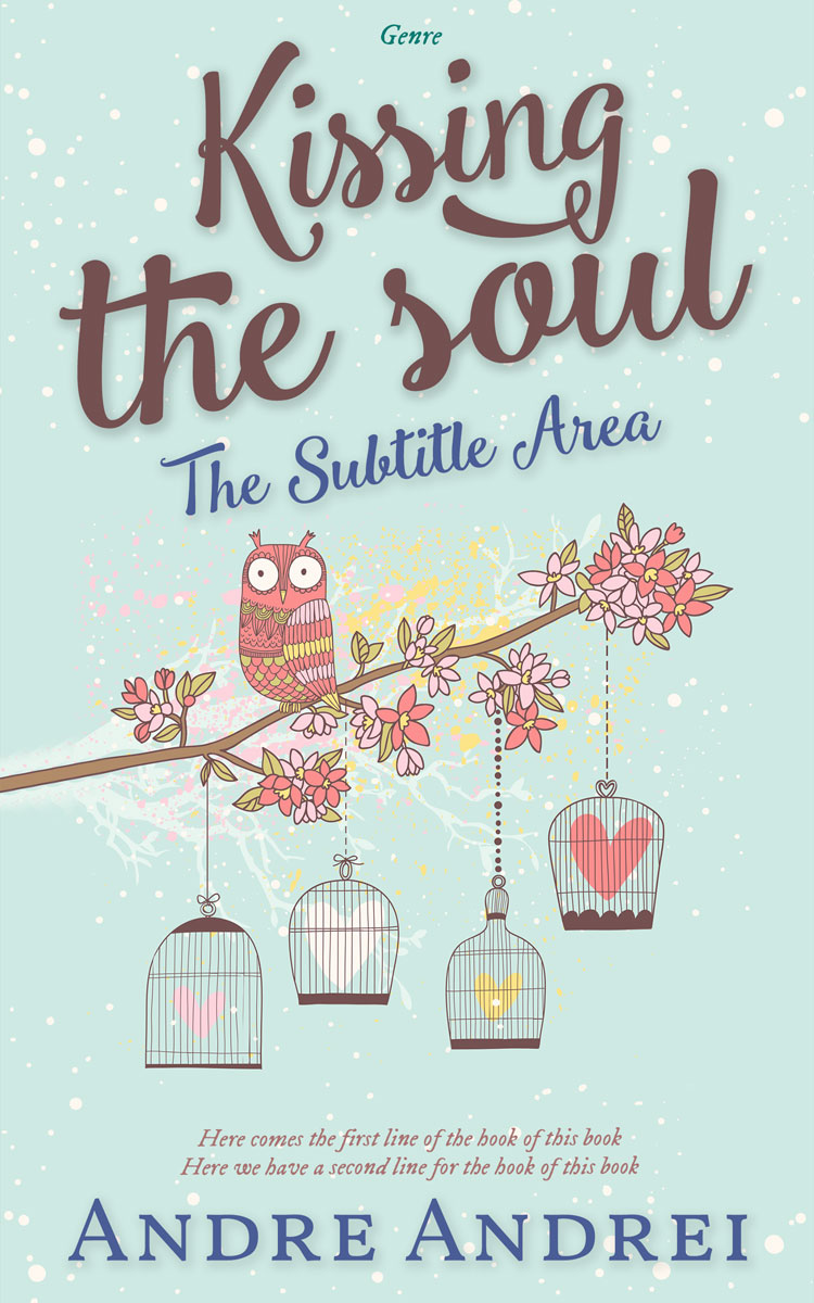 2D view of Edgewater #6018 - Premade Romance Book Cover