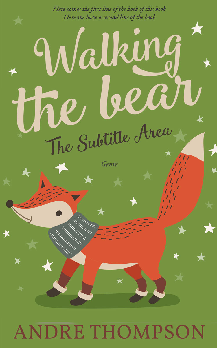 2D view of Sycamore #6027 - Premade Children's Book Cover