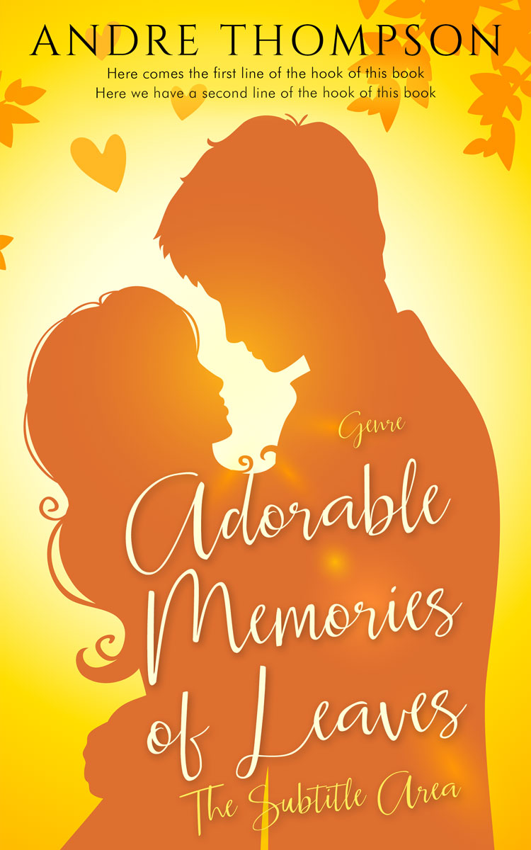 2D view of Zest #6042 - Premade Romance Book Cover