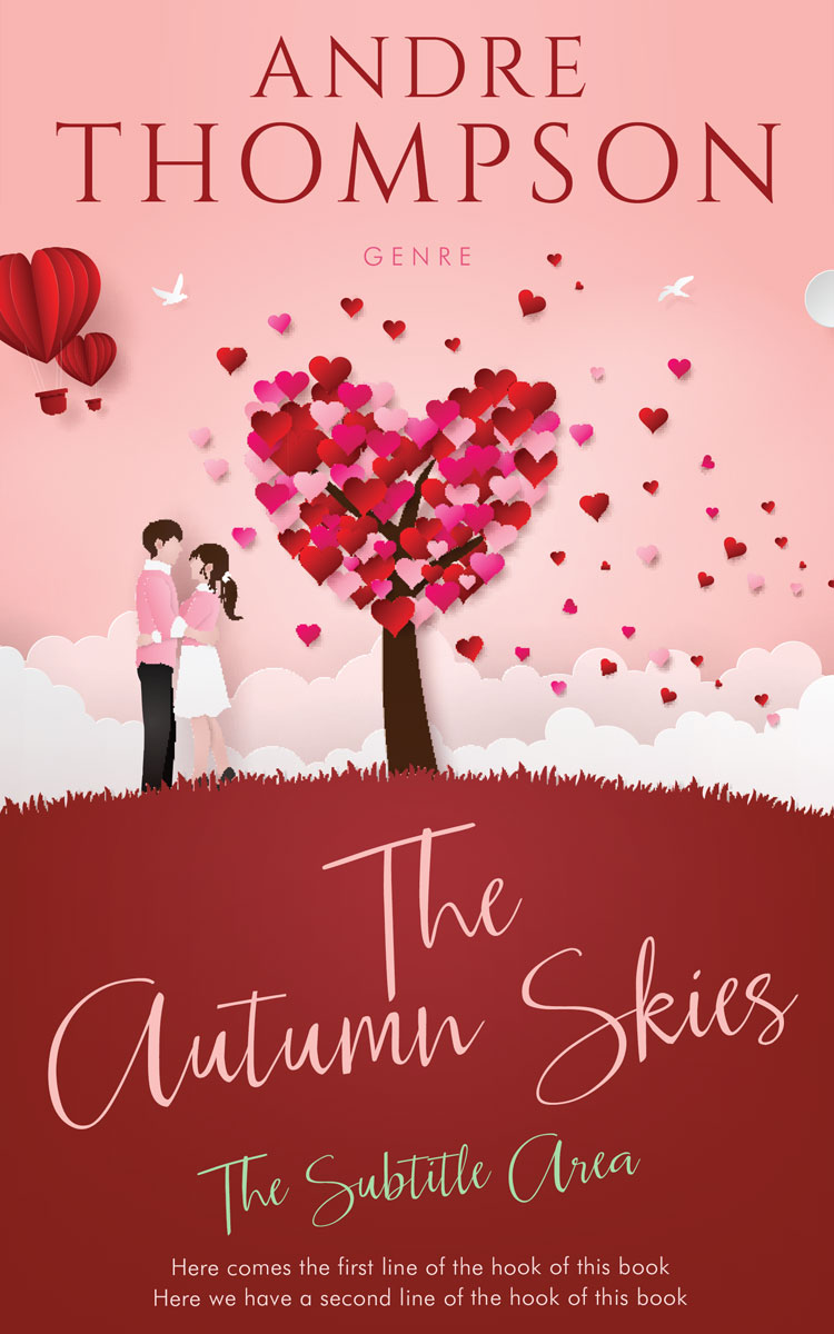 2D view of Mandys Pink #6045 - Premade Romance Book Cover