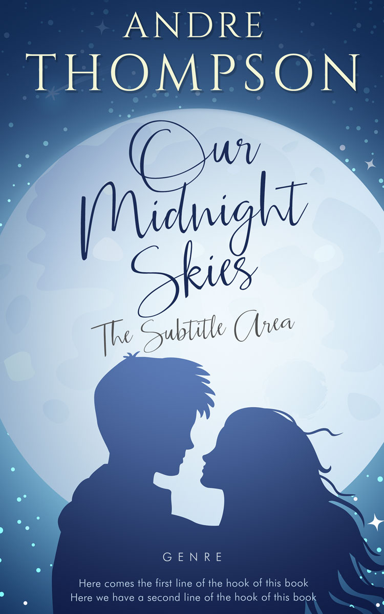 2D view of Jagged Ice #6048 - Premade Romance Book Cover