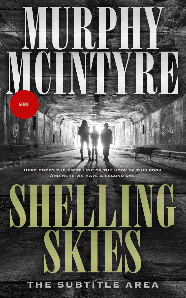 2D view of Foggy Gray #6126 - Premade Mystery & Thriller & Suspense Book Cover