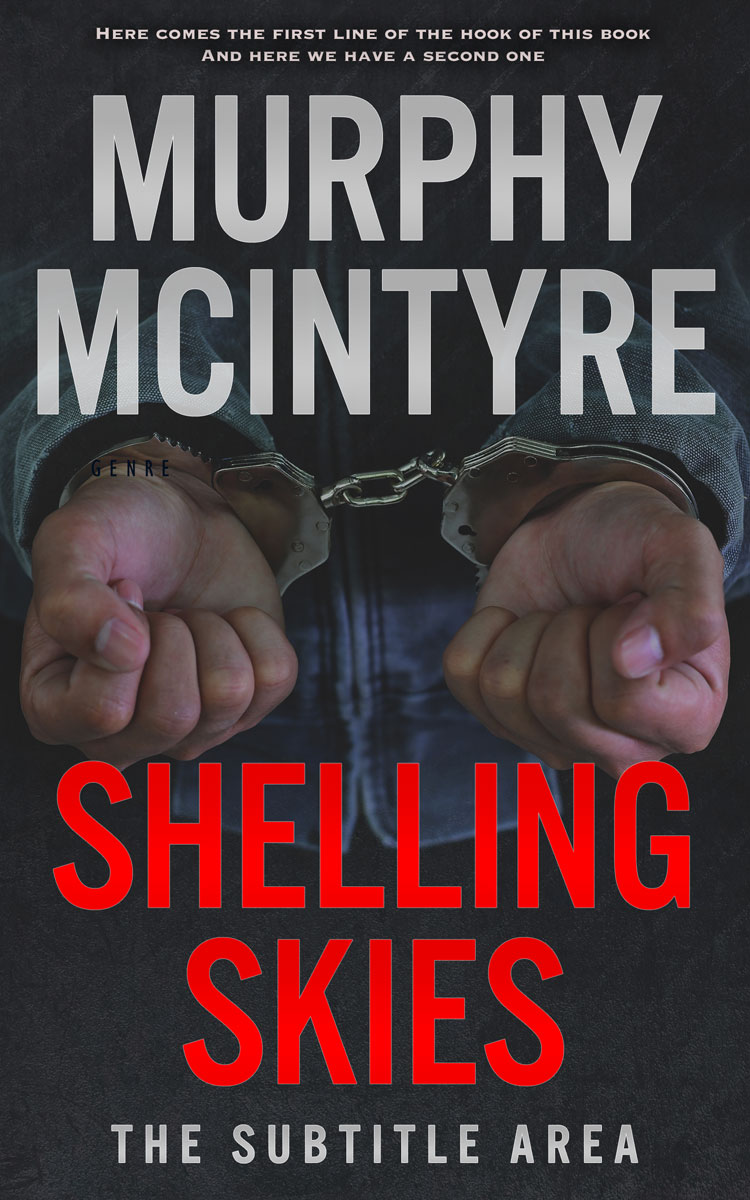 2D view of Shark #6133 - Premade Mystery & Thriller & Suspense Book Cover