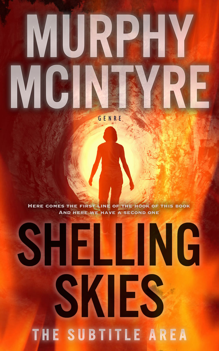 2D view of Premade Mystery & Thriller & Suspense Book Cover - Piper