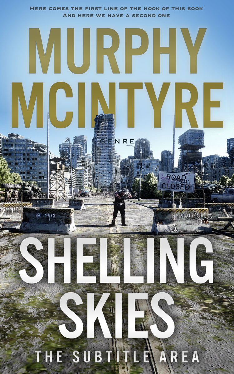 2D view of Heather #6142 - Premade Apocalyptica Book Cover