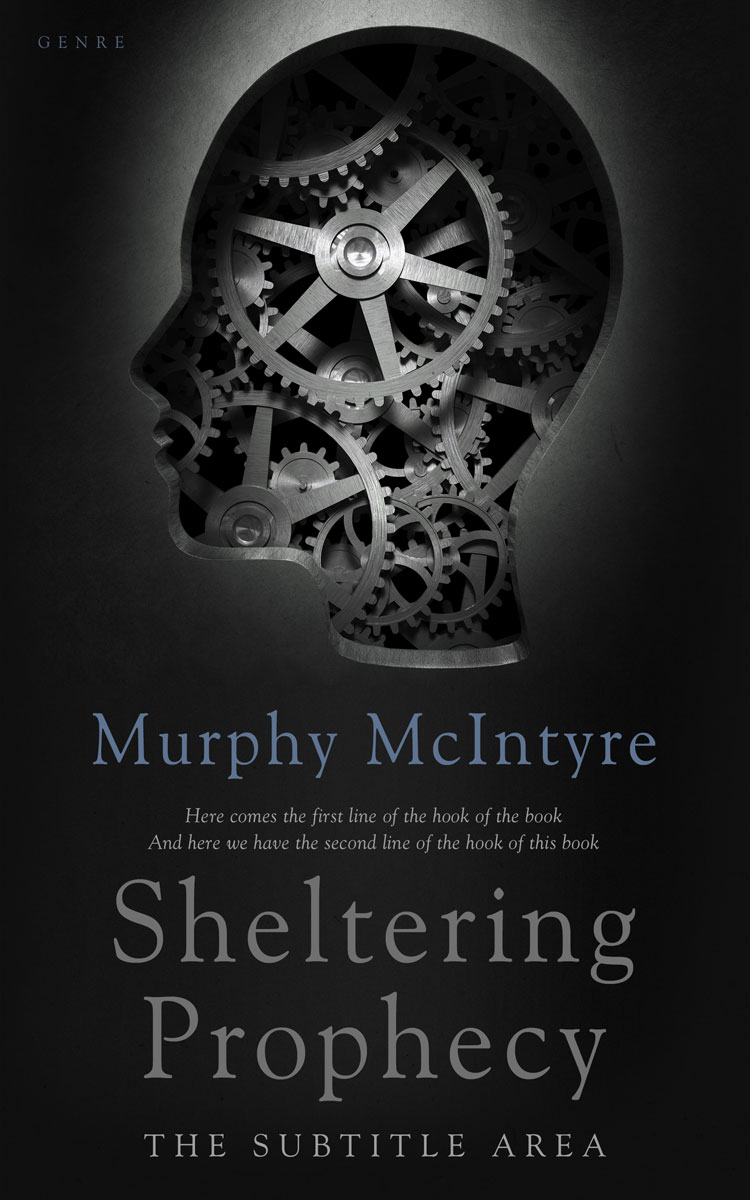 2D view of Cod Gray #6153 - Premade Business Book Cover