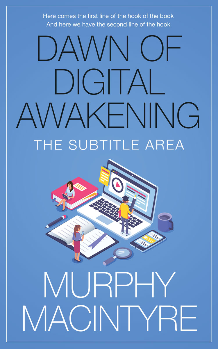 2D view of Danube #6163 - Premade Self-Improvement & Self-Help Book Cover