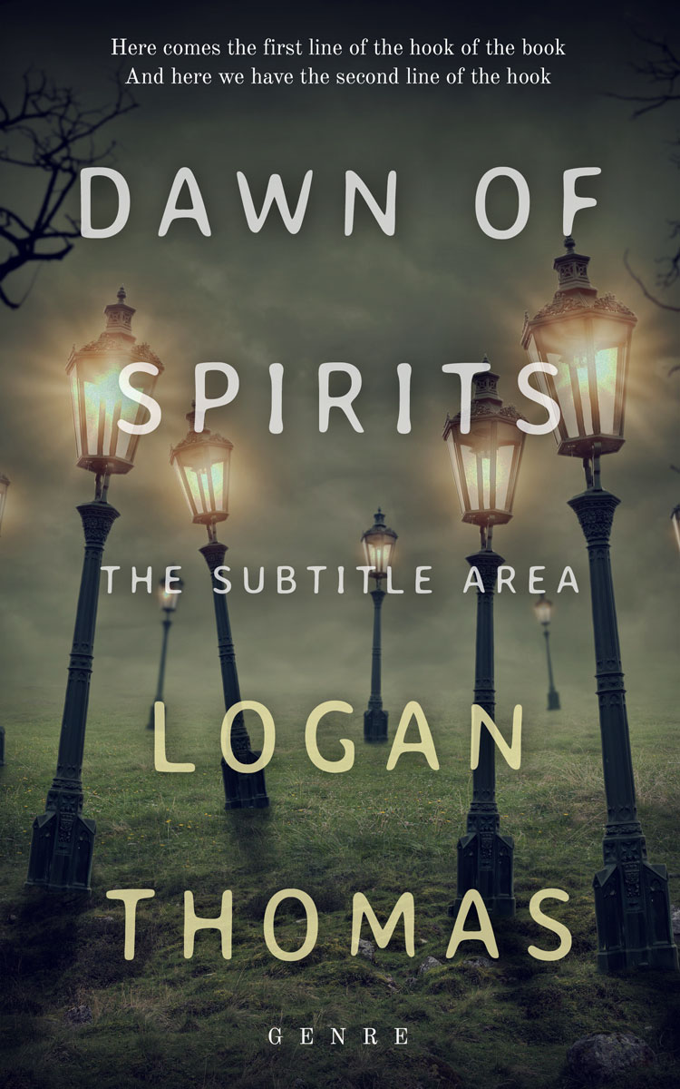 2D view of Lunar Green #6176 - Premade Mystery & Thriller & Suspense Book Cover