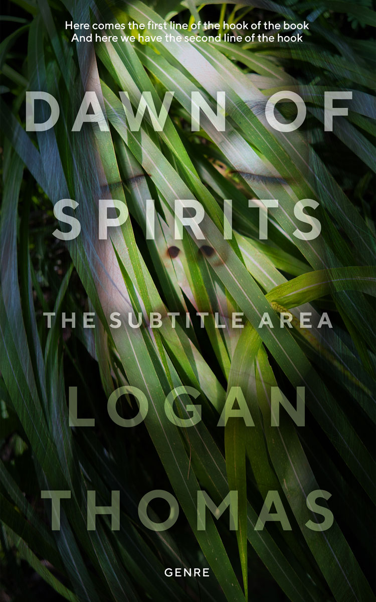 2D view of Premade Mystery & Thriller & Suspense Book Cover - Hunter Green