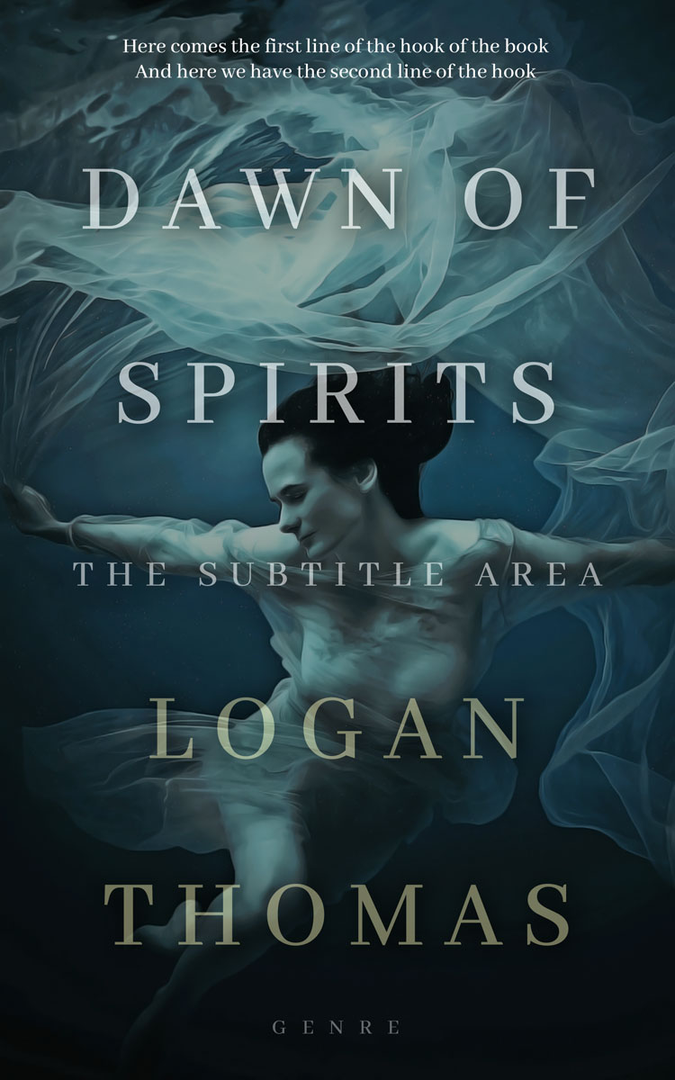 2D view of Premade Mystery & Thriller & Suspense Book Cover - Te Papa Green