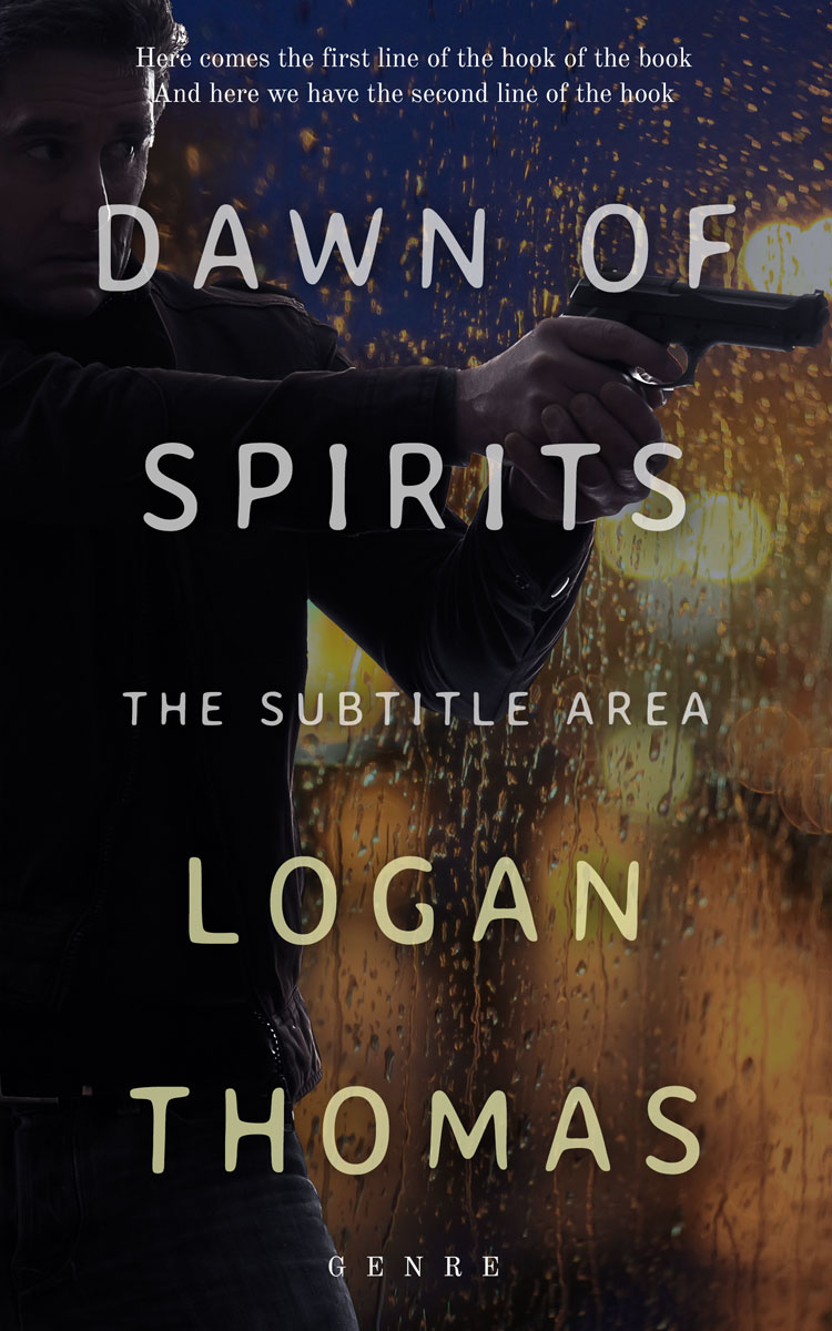 2D view of Thunder #6189 - Premade Mystery & Thriller & Suspense Book Cover