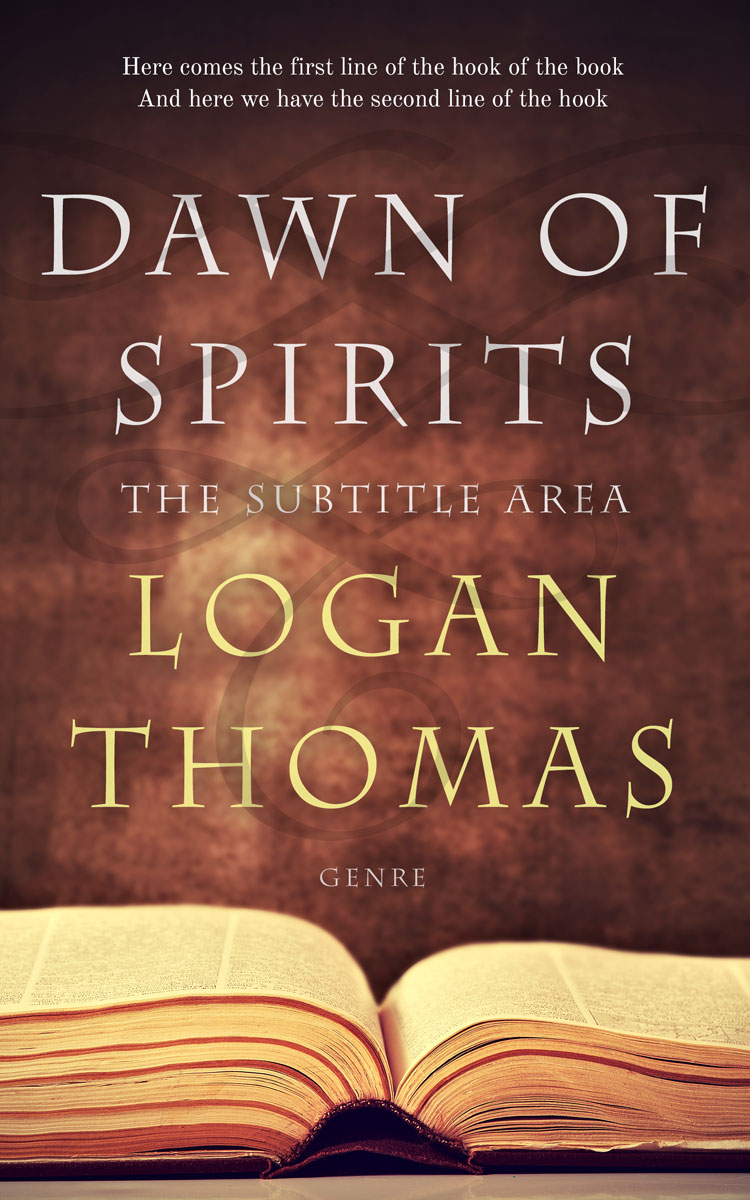 2D view of Cowboy #6194 - Premade Religion & Spirituality Book Cover