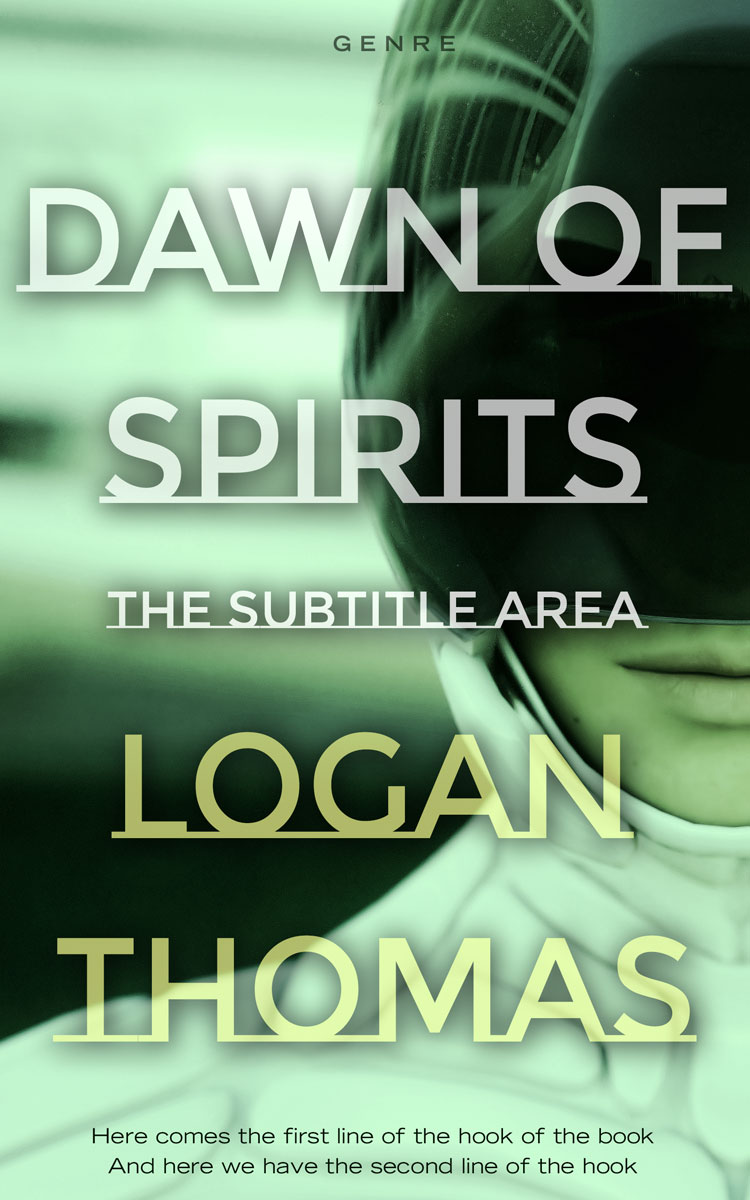 2D view of Pixie Green #6208 - Premade Science Fiction Book Cover