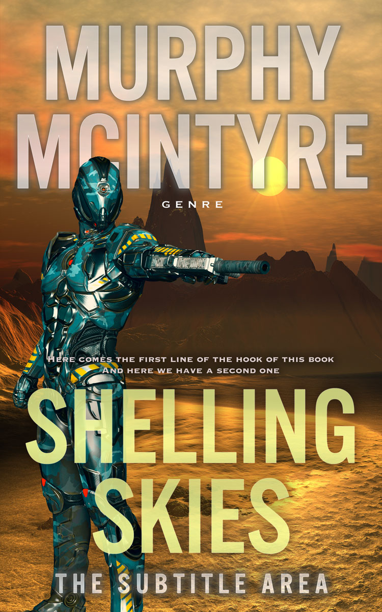 2D view of Driftwood #6218 - Premade Science Fiction Book Cover