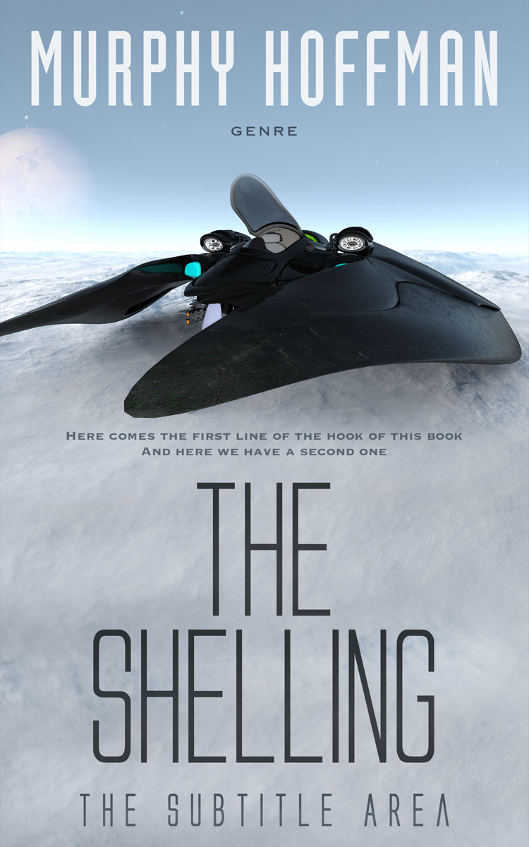 2D view of Heather #6232 - Premade Science Fiction Book Cover