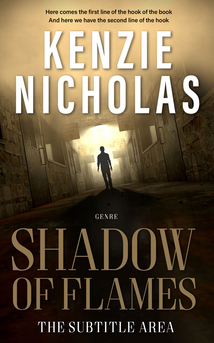 2D view of Premade Mystery & Thriller & Suspense Book Cover - Straw