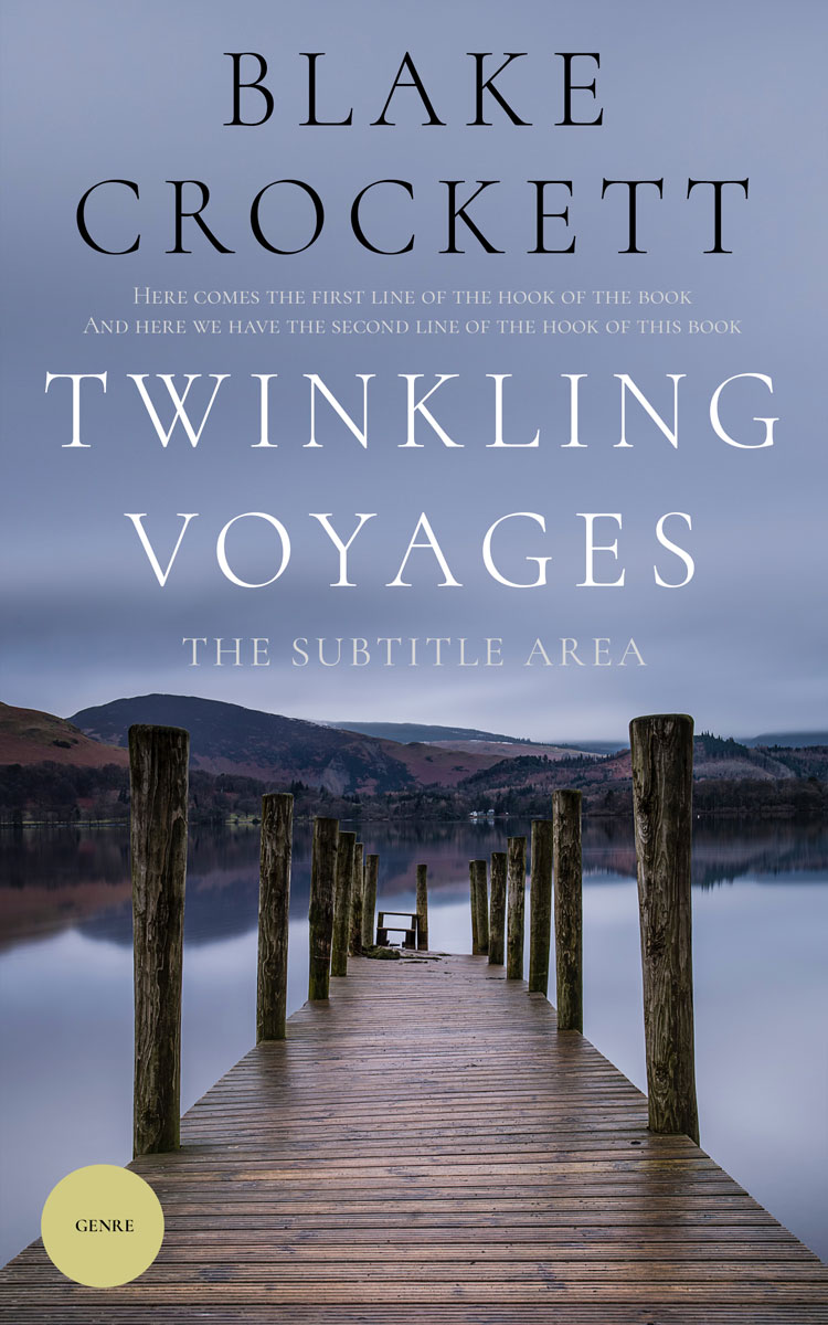 2D view of Manatee #6314 - Premade Literary Fiction Book Cover | BookCoverZone