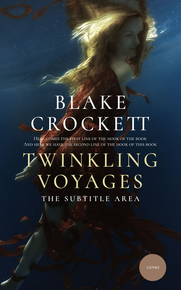 2D view of Mirage #6327 - Premade Action & Adventure Book Cover